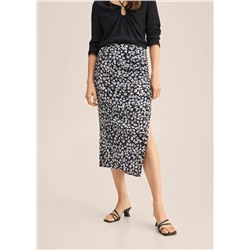 Falda estampado floral -  Mujer | MANGO OUTLET Melilla