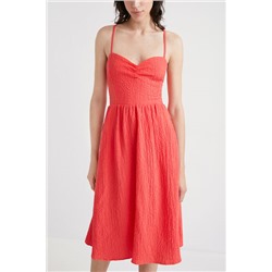 Vestido midi evasé