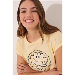 Pijama corto 100% algodón amarillo Mr. Men