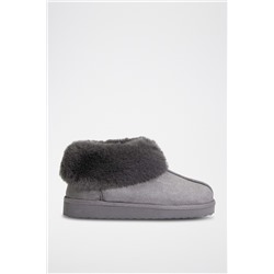 Botines forrados Gris