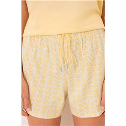 Pijama corto 100% algodón limones Snoopy