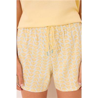 Pijama corto 100% algodón limones Snoopy