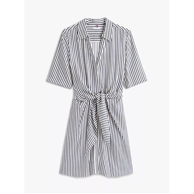Knotted V-Neck Dress