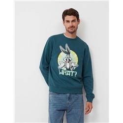 Looney Tunes' Sweatshirt, Men, Blue