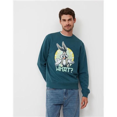 Looney Tunes' Sweatshirt, Men, Blue