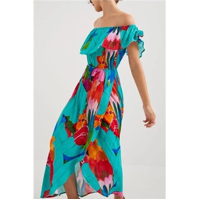 Vestido boho tropical