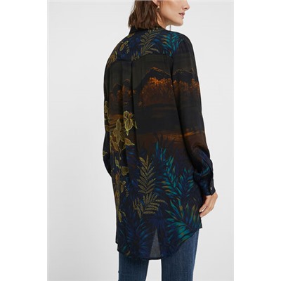 Camisa larga Hawaiana