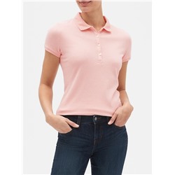 Short Sleeve Pique Polo Shirt
