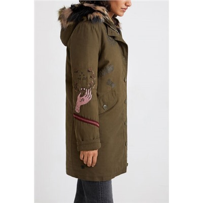 Parka militar reversible