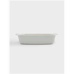 Форма для запекания, 25х19 см, керамика, прямоугольная, молочная, Baker