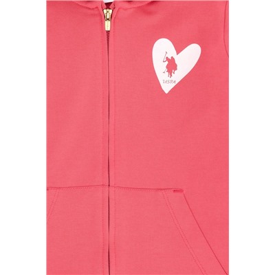 Kız Çocuk Pembe Sweatshirt