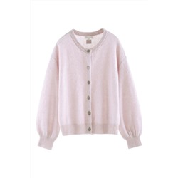 Cárdigan de alpaca y lana Rosa