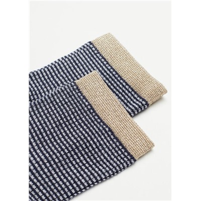Kurze Socken mit Glitzerrand für Mädchen