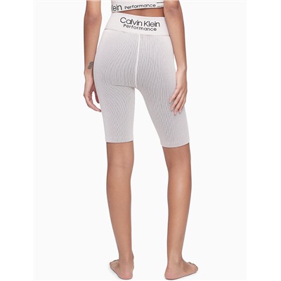 Performance Ribbed High Waist Bike Shorts
