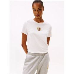 Embroidered Laurel Leaf Logo T-Shirt