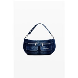 Bolso de hombro denim