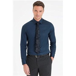 Pierre Cardin Lacivert Slim Fit Basic Gömlek G021SZ004.000.1037888