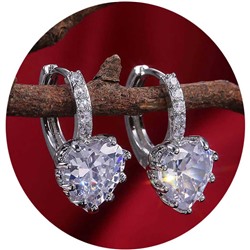 Herz-Strass-Creolen