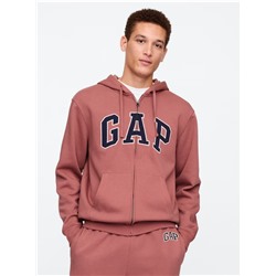 Relaxed Gap Logo Zip Hoodie