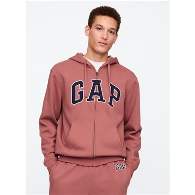 Relaxed Gap Logo Zip Hoodie