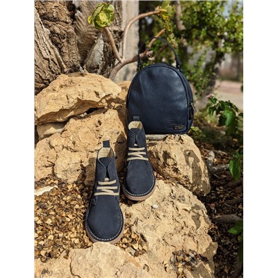 Ab. Zapatos 1619/2 New R · ANTRACITA+Pelle · mochila NAPA (630) Marino АКЦИЯ