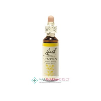 Fleurs de Bach Gentian (gentiane) Optimisme et persévérance 20ml
