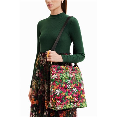 Bolso saco grande floral