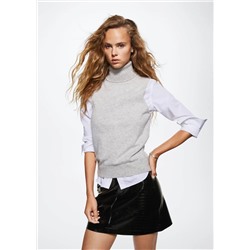 Falda corta efecto cocodrilo -  Mujer | MANGO OUTLET Melilla