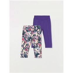 2-PACK OF CAPRI SPORTS LEGGINGS