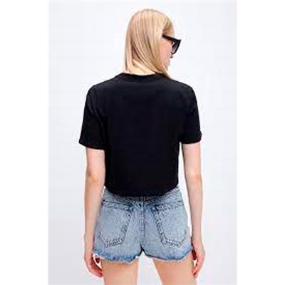 Crop top Negro