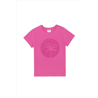 Erkek Çocuk Pembe Bisiklet Yaka Tişört