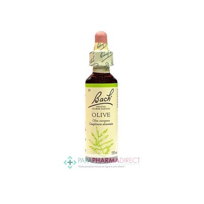 Fleurs de Bach Olive (olivier) Energie retrouvée 20ml