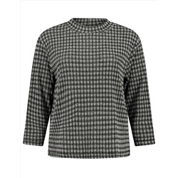 Damen Langarmshirt mit Stehkragen