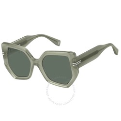 MARC JACOBS Green Geometric Ladies Sunglasses