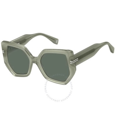 MARC JACOBS Green Geometric Ladies Sunglasses