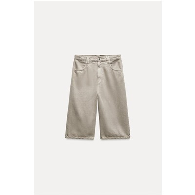 ZW COLLECTION MID-WAIST LONG BERMUDA SHORTS