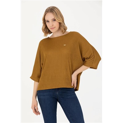 Kadın Açık Haki Sweatshirt