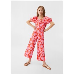 Pantalón culotte flores