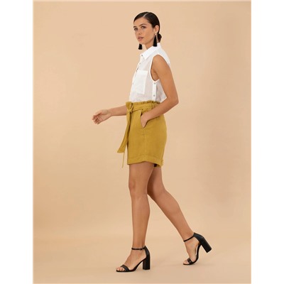 Yeşil Oversize Bermuda Şort