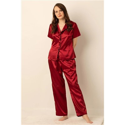 Miorre Bayan Saten Pijama Takımı DRM001-001132
