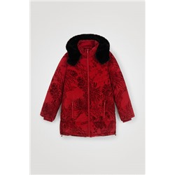 Chaqueta 3/4 acolchada flocado