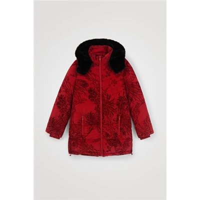 Chaqueta 3/4 acolchada flocado
