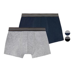 LIVERGY Herren Boxer, 2 Stück, mit hohem Baumwollanteil