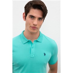 Erkek Mint Basic Polo Yaka Tişört