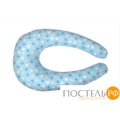 111060190-18З Многофункциональная подушка Comfy Baby 60х85 звезды голубой