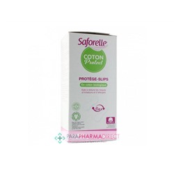 Saforelle Coton Protect Protège-Slips Flexibles & Extra Fins x30