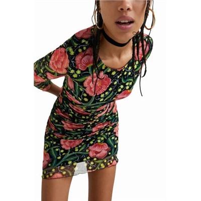 Vestido slim forro interior