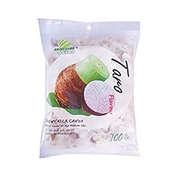 Жевательные тайские молочные конфетки с начинкой из таро 67 гр / Haoliyuan Taro milk chewing candy 67 g