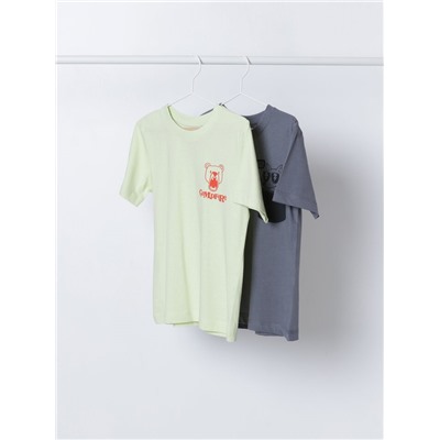 PACK OF 2 PRINTED T-SHIRTS