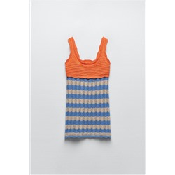 VESTIDO MINI PUNTO RAYAS